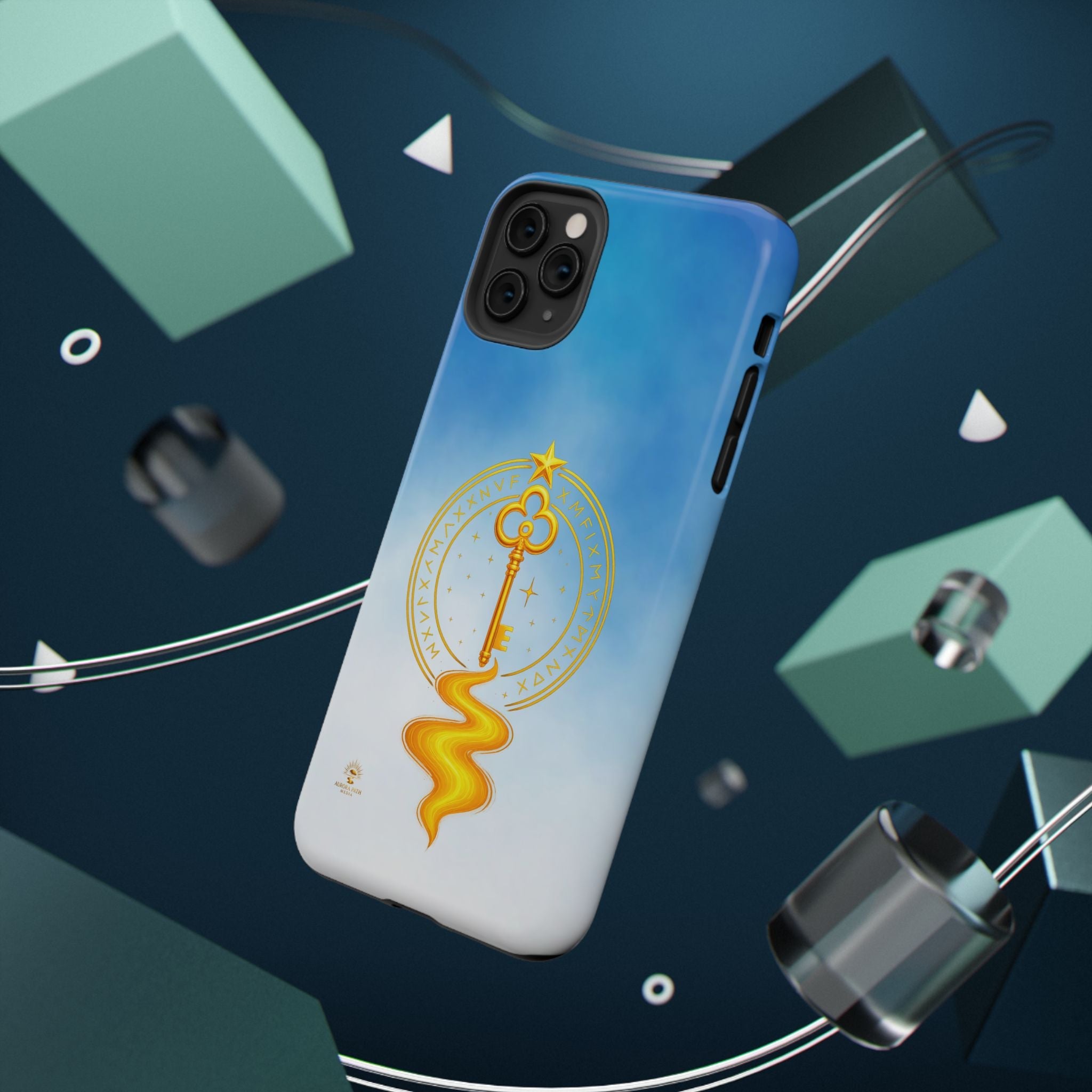 Key of Stars Gradient Impact-Resistant Phone Case - Aurora Path Media#original_value#Without gift packagingMatteiPhone 17 Pro Max