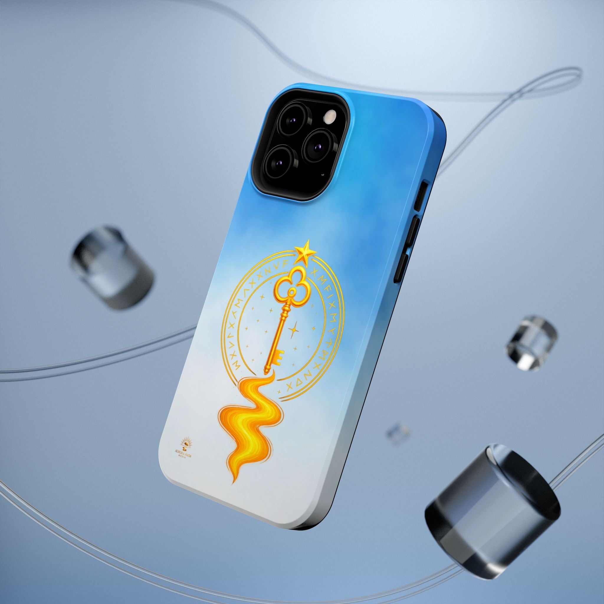 Key of Stars Gradient Impact-Resistant Phone Case - Aurora Path Media#original_value#Without gift packagingMatteiPhone 17 Pro Max