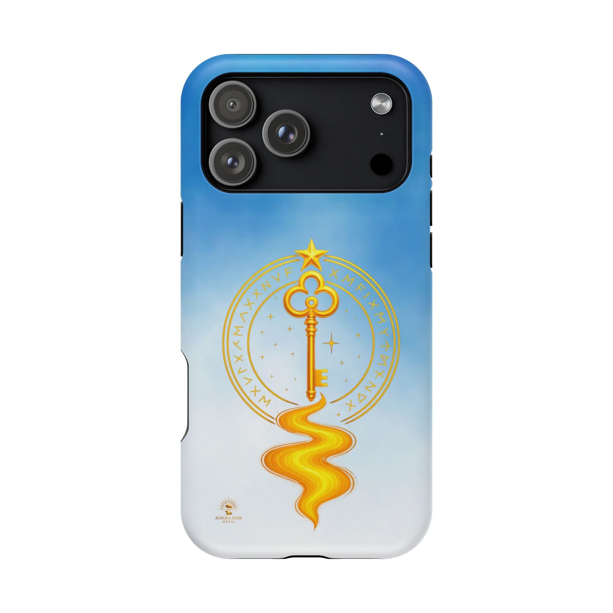 Key of Stars Gradient Impact-Resistant Phone Case - Aurora Path Media#original_value#Without gift packagingMatteiPhone 17 Pro Max
