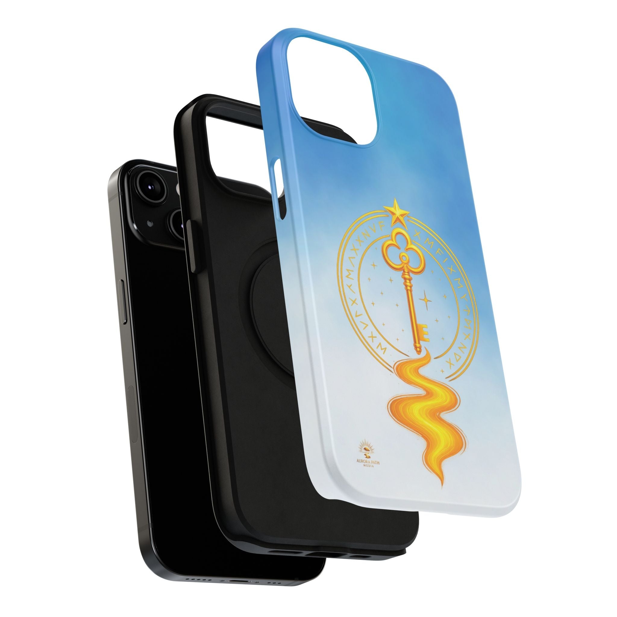 Key of Stars Gradient Impact-Resistant Phone Case - Aurora Path Media#original_value#Without gift packagingMatteiPhone 17 Pro Max