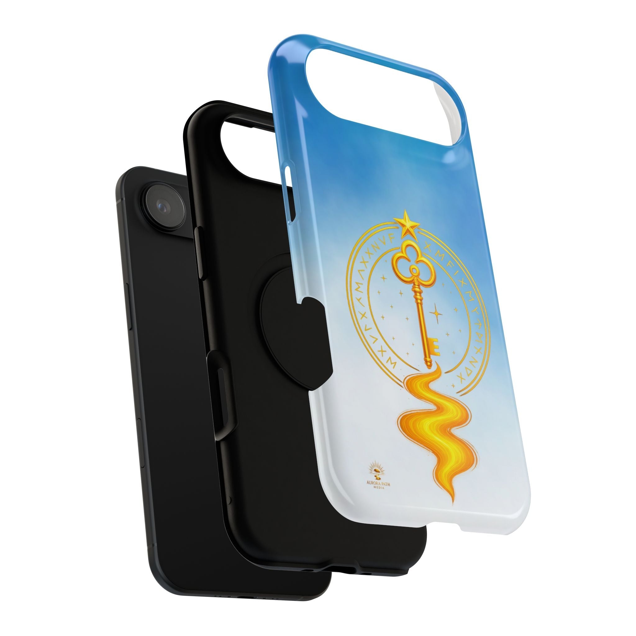 Key of Stars Gradient Impact-Resistant Phone Case - Aurora Path Media#original_value#Without gift packagingMatteiPhone 17 Pro Max