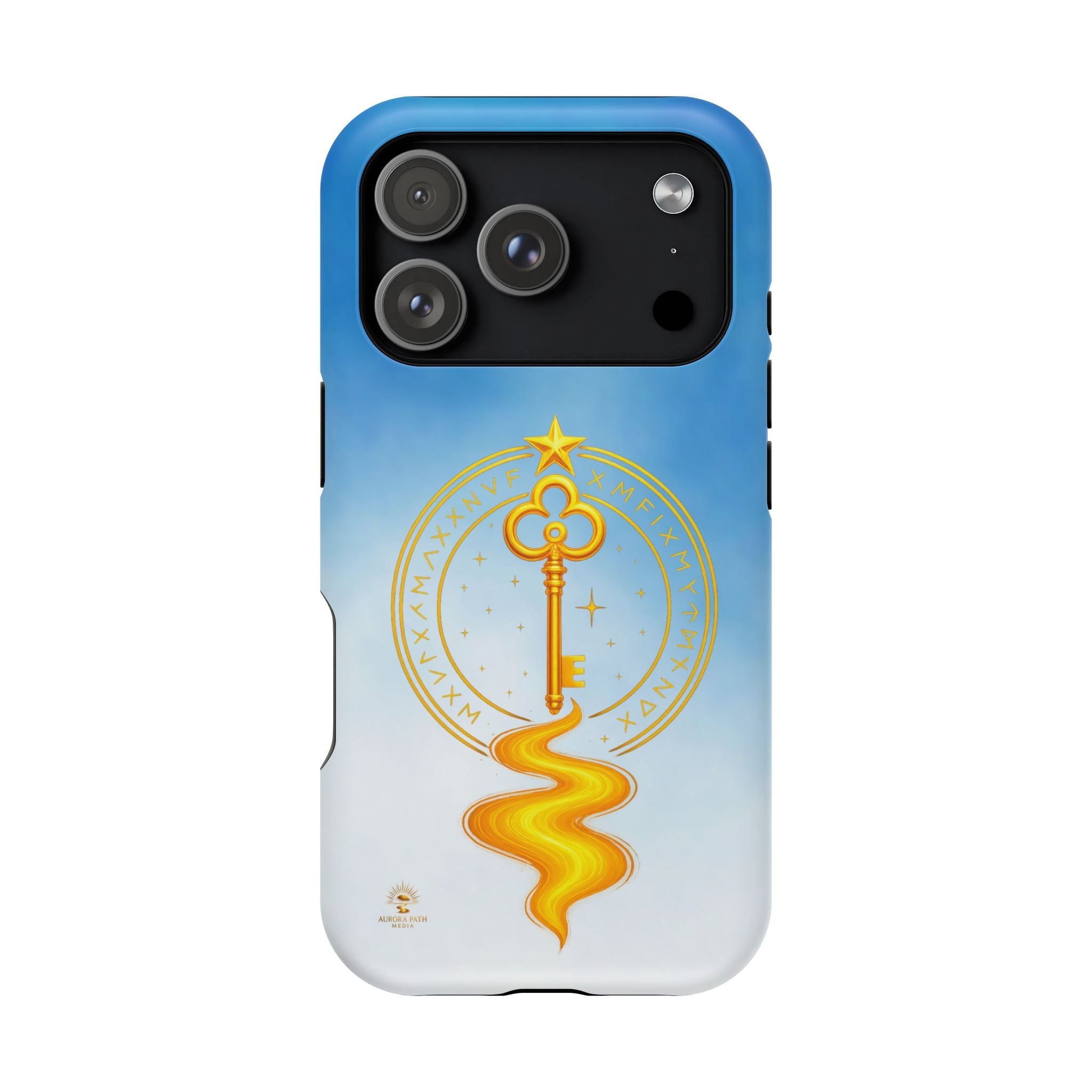 Key of Stars Gradient Impact-Resistant Phone Case - Aurora Path Media#original_value#Without gift packagingMatteiPhone 17 Pro