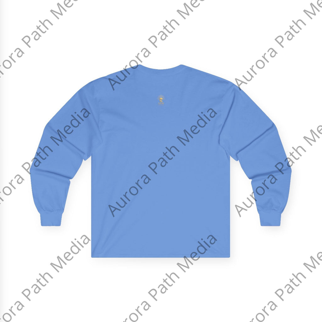 Long Sleeve Tee — Classic Unisex Cotton Crew - Aurora Path Media#original_value#SRed