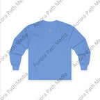 Long Sleeve Tee — Classic Unisex Cotton Crew - Aurora Path Media#original_value#SRed