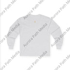 Long Sleeve Tee — Classic Unisex Cotton Crew - Aurora Path Media#original_value#SRed