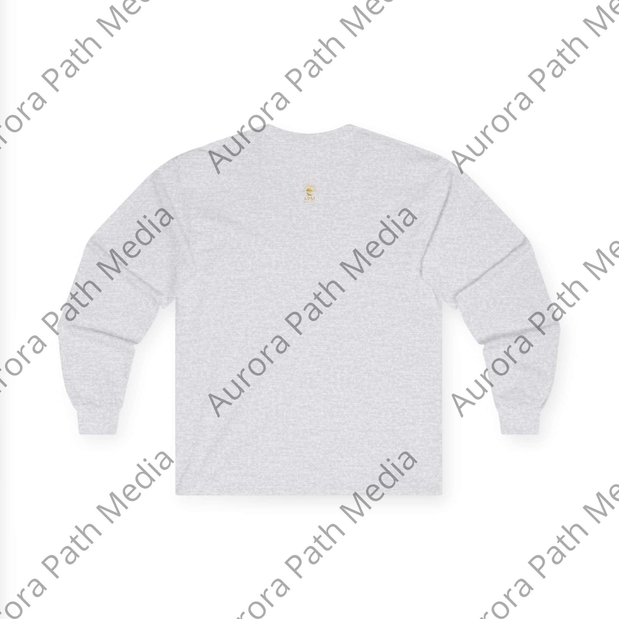 Long Sleeve Tee — Classic Unisex Cotton Crew - Aurora Path Media#original_value#SRed