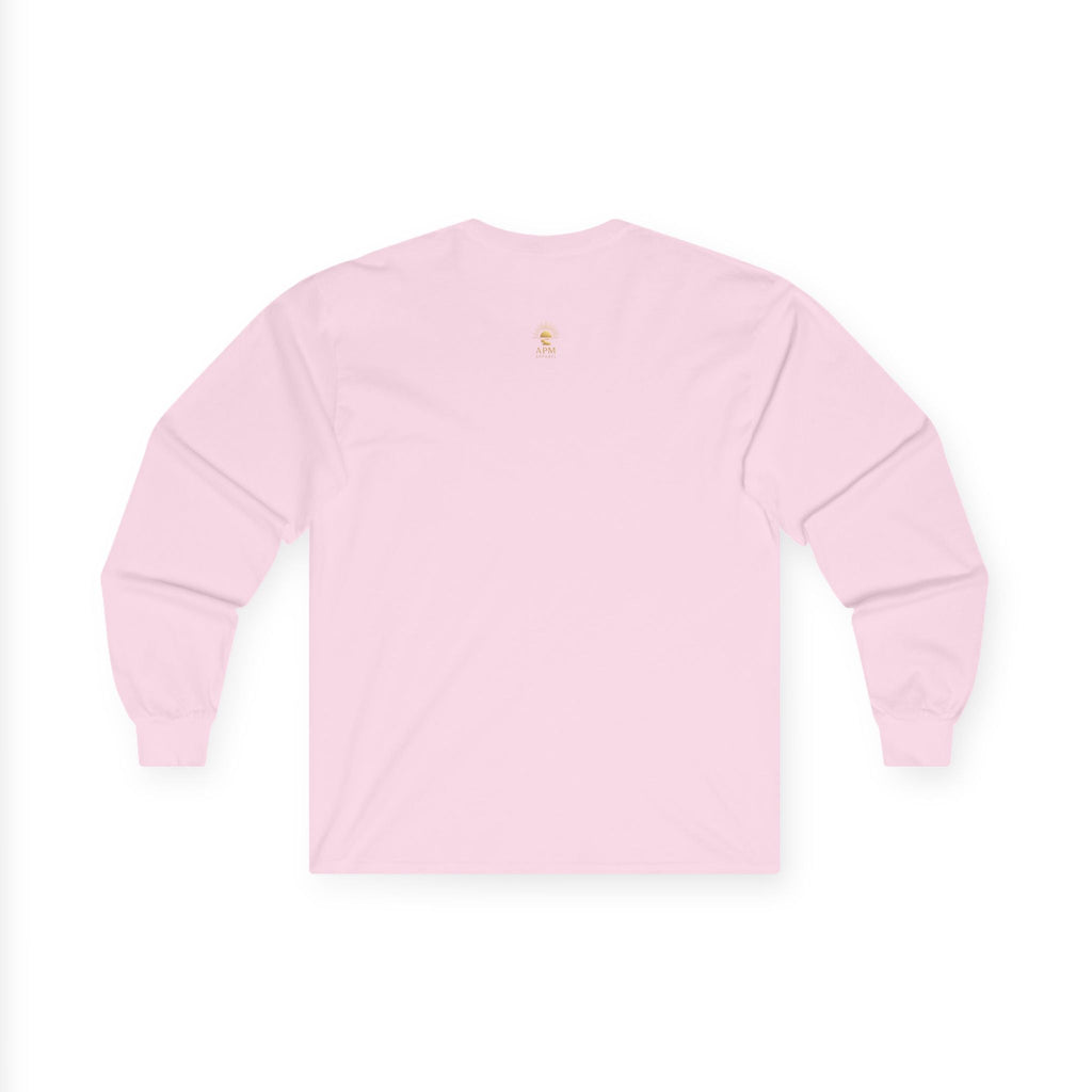 Long Sleeve Tee — Classic Unisex Cotton Crew - Aurora Path Media#original_value#SRed
