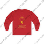 Long Sleeve Tee — Classic Unisex Cotton Crew - Aurora Path Media#original_value#SRed