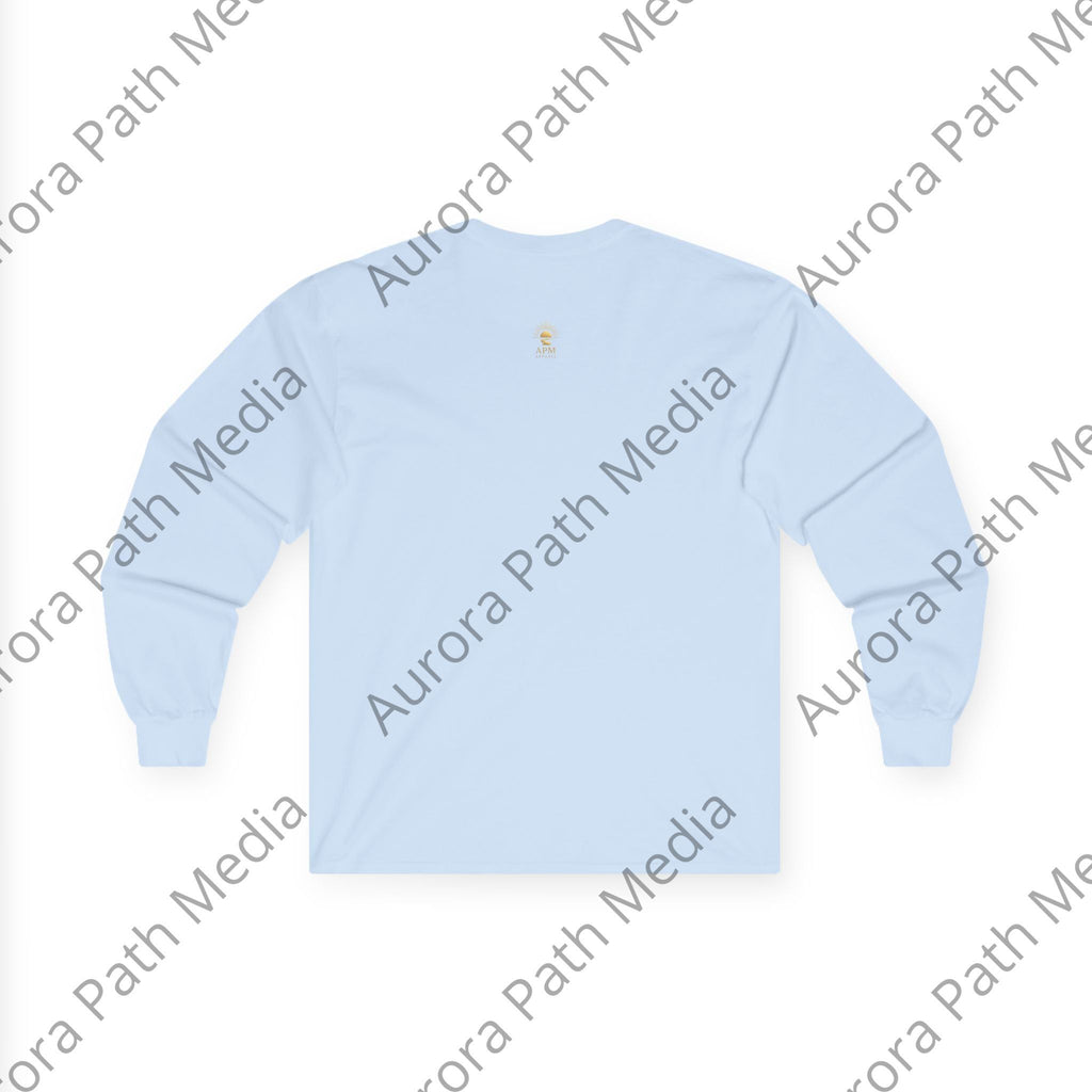 Long Sleeve Tee — Classic Unisex Cotton Crew - Aurora Path Media#original_value#SRed