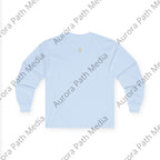 Long Sleeve Tee — Classic Unisex Cotton Crew - Aurora Path Media#original_value#SRed
