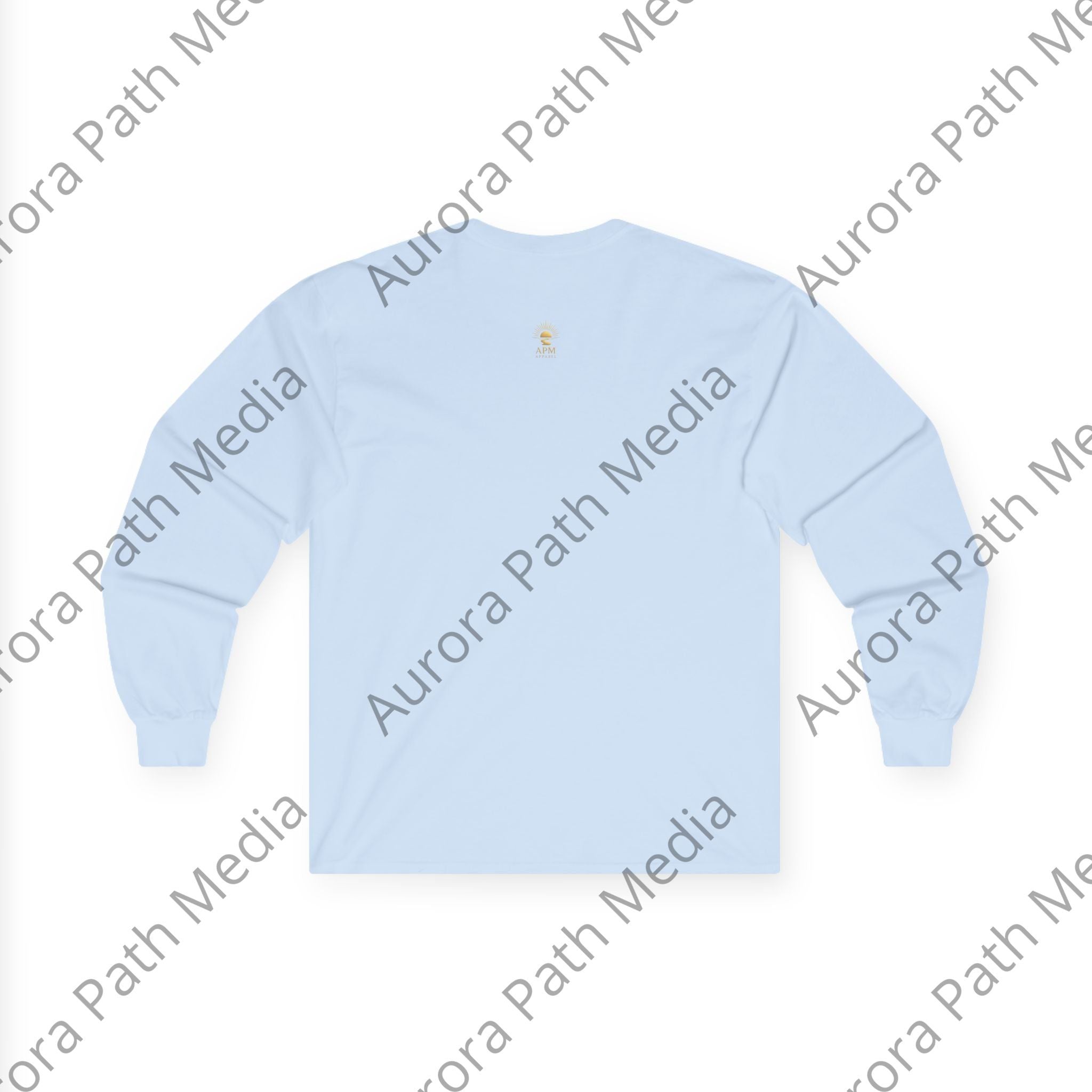 Long Sleeve Tee — Classic Unisex Cotton Crew - Aurora Path Media#original_value#SRed