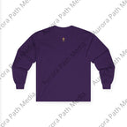 Long Sleeve Tee — Classic Unisex Cotton Crew - Aurora Path Media#original_value#SRed