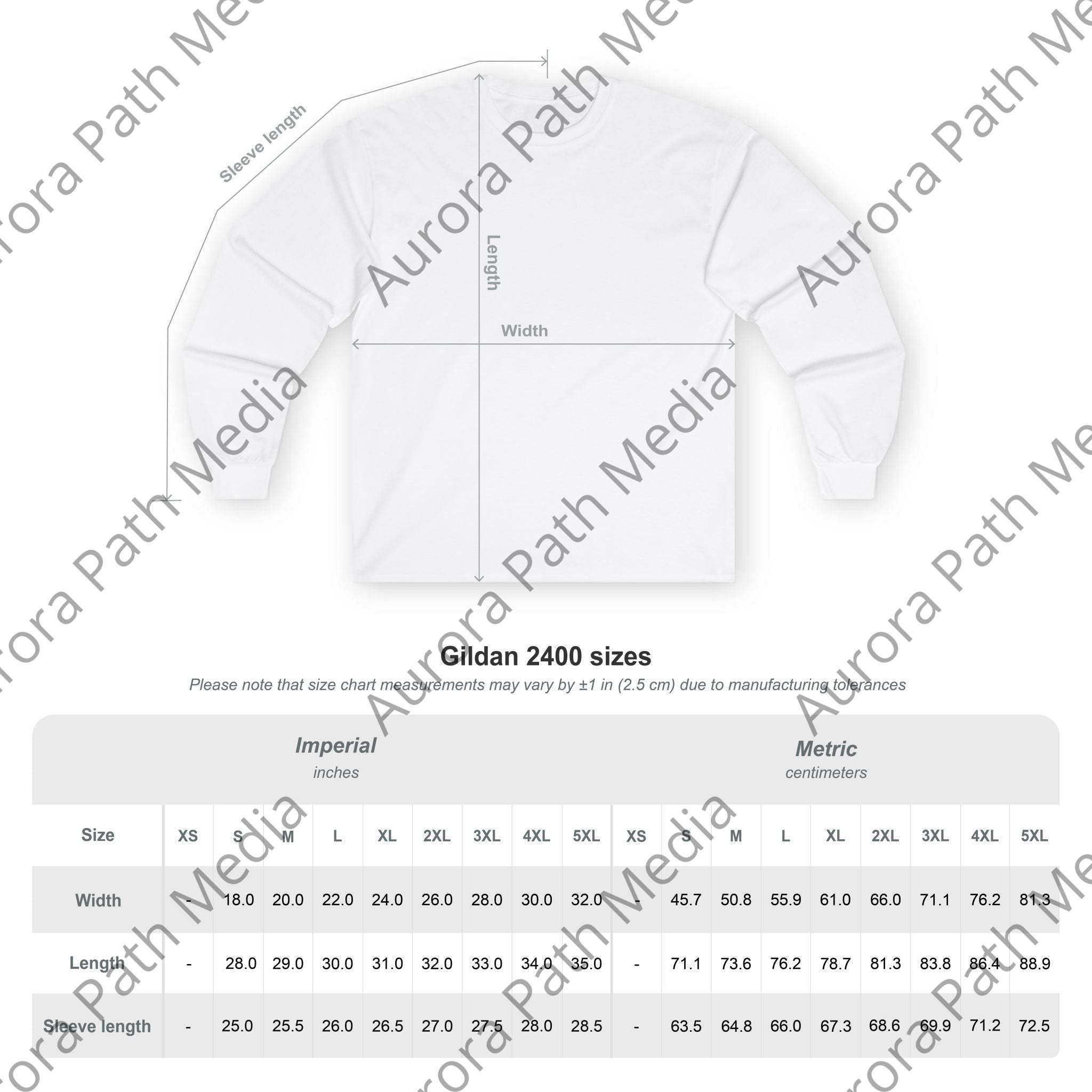 Long Sleeve Tee — Classic Unisex Cotton Crew - Aurora Path Media#original_value#SRed
