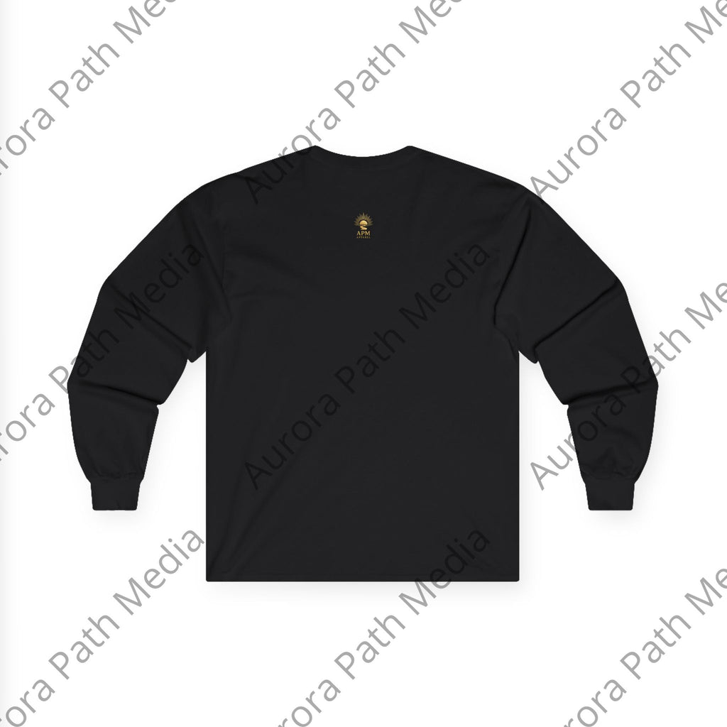 Long Sleeve Tee — Classic Unisex Cotton Crew - Aurora Path Media#original_value#SRed