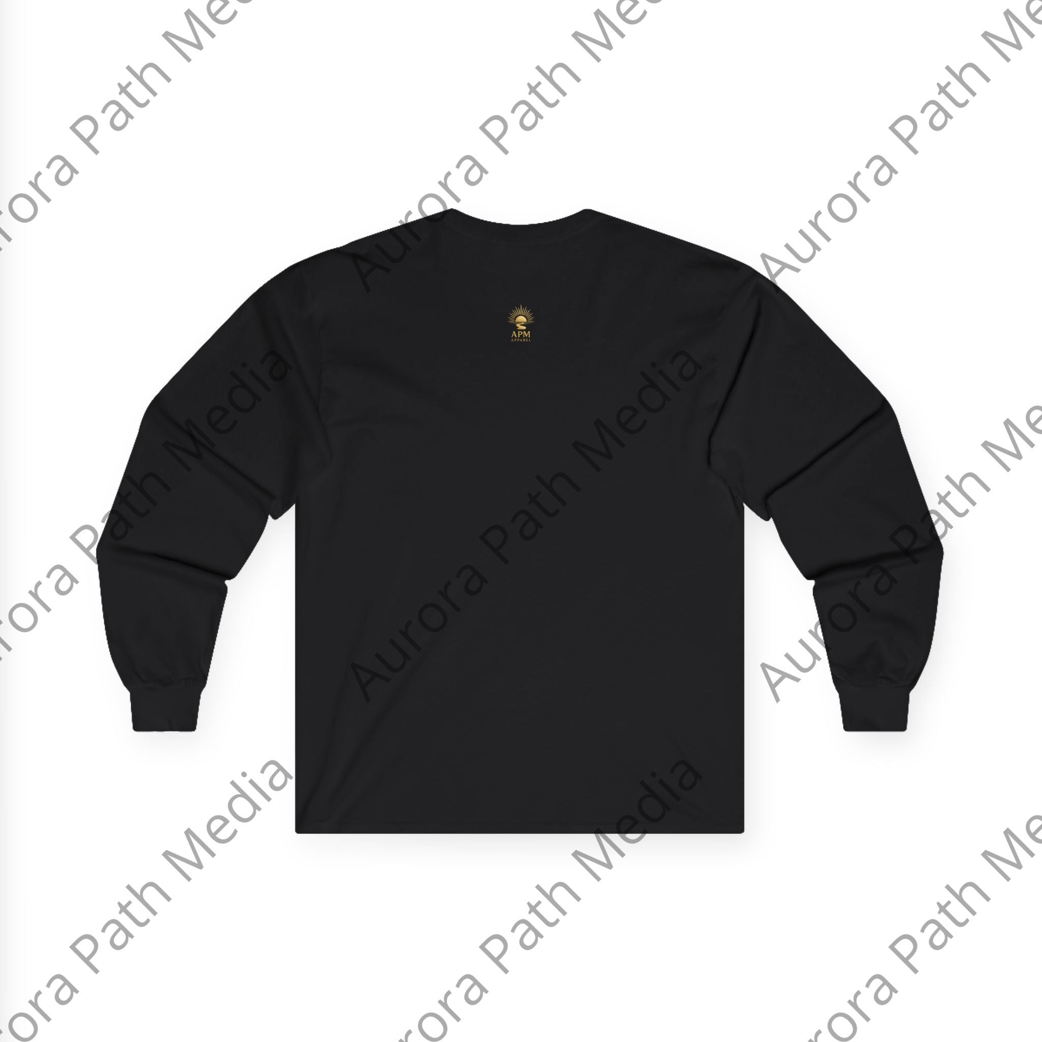 Long Sleeve Tee — Classic Unisex Cotton Crew - Aurora Path Media#original_value#SRed