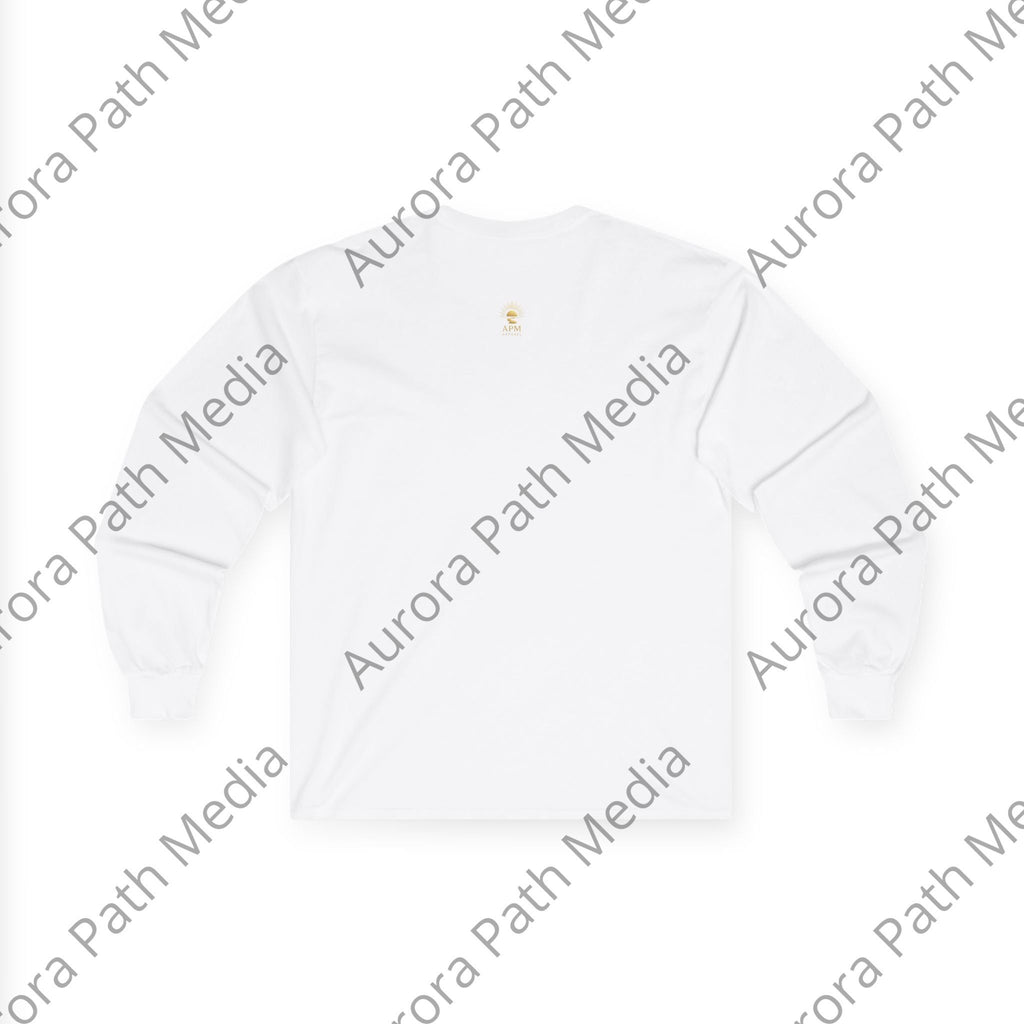 Long Sleeve Tee — Classic Unisex Cotton Crew - Aurora Path Media#original_value#SRed