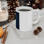 Magic Key Coffee Mug — Golden Star Key Design Ceramic Mug (11oz, 15oz) - Aurora Path Media#original_value#11oz
