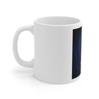 Magic Key Coffee Mug — Golden Star Key Design Ceramic Mug (11oz, 15oz) - Aurora Path Media#original_value#11oz