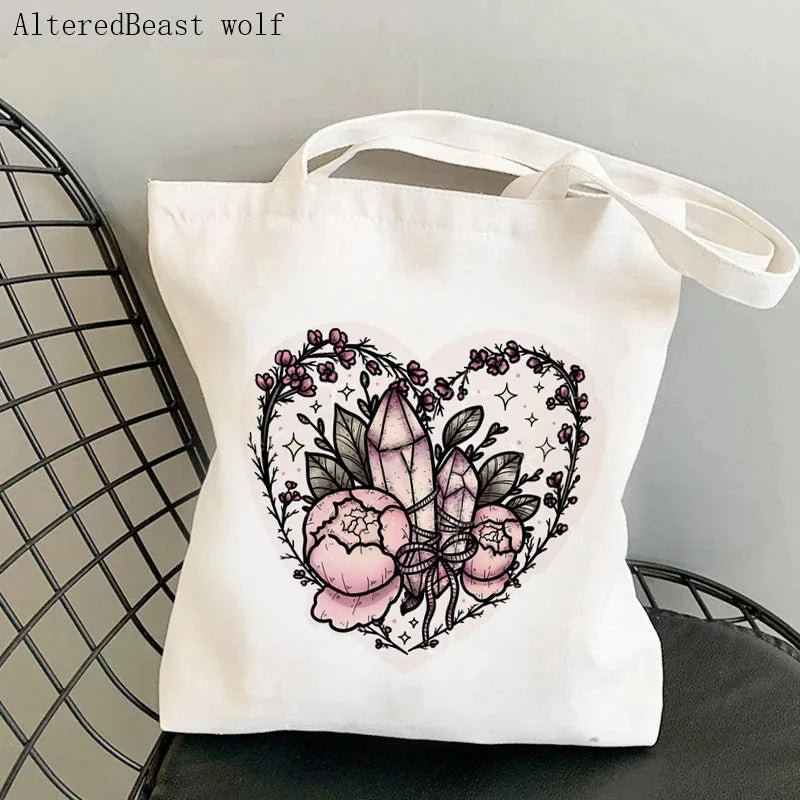Magic Witch Pastel Gothic Handbag Printed Canvas Tote Single Shoulder Shopping Bag Ladies Fashion Handbag - Aurora Path MediaND47142714Magic Witch Pastel Gothic Handbag Printed Canvas Tote Single Shoulder Shopping Bag Ladies Fashion HandbagSTD2098 - ASTD2098 - A
