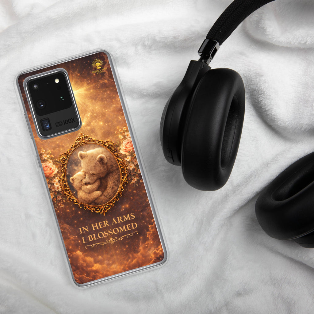 🌷 Motherhood Bear Design Clear Case for Samsung® - Aurora Path Media7793209_11349Product mockupSamsung Galaxy S20 Ultra