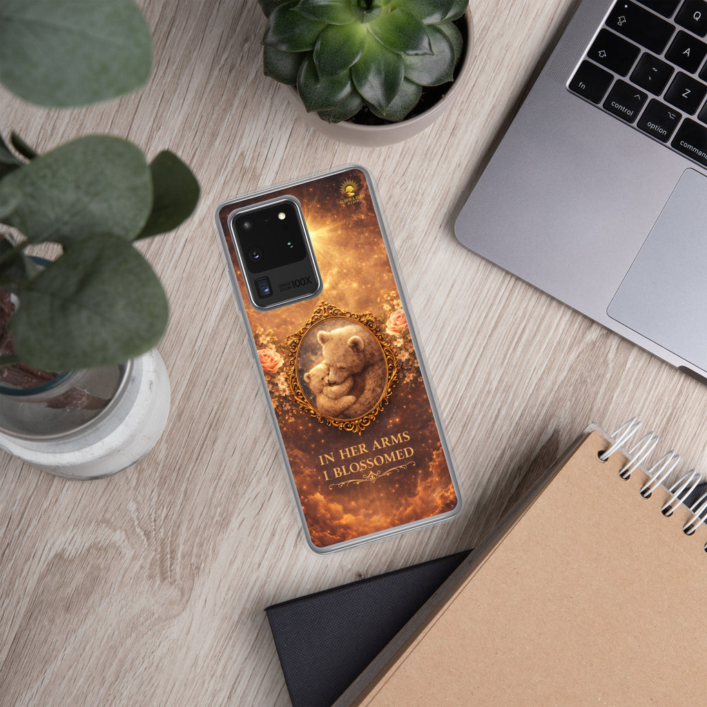 🌷 Motherhood Bear Design Clear Case for Samsung® - Aurora Path Media7793209_11349Product mockupSamsung Galaxy S20 Ultra