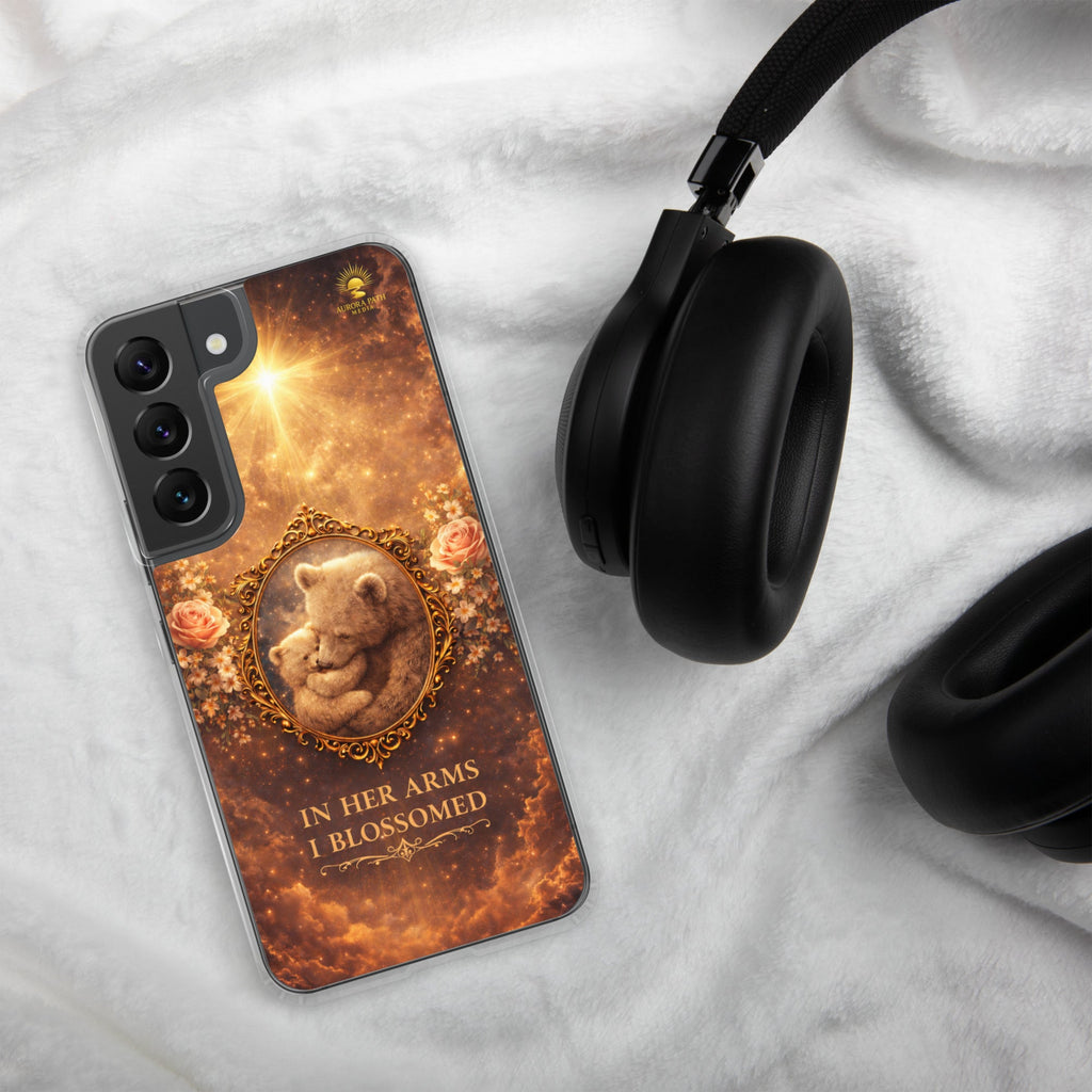 🌷 Motherhood Bear Design Clear Case for Samsung® - Aurora Path Media7793209_14633Product mockupSamsung Galaxy S22