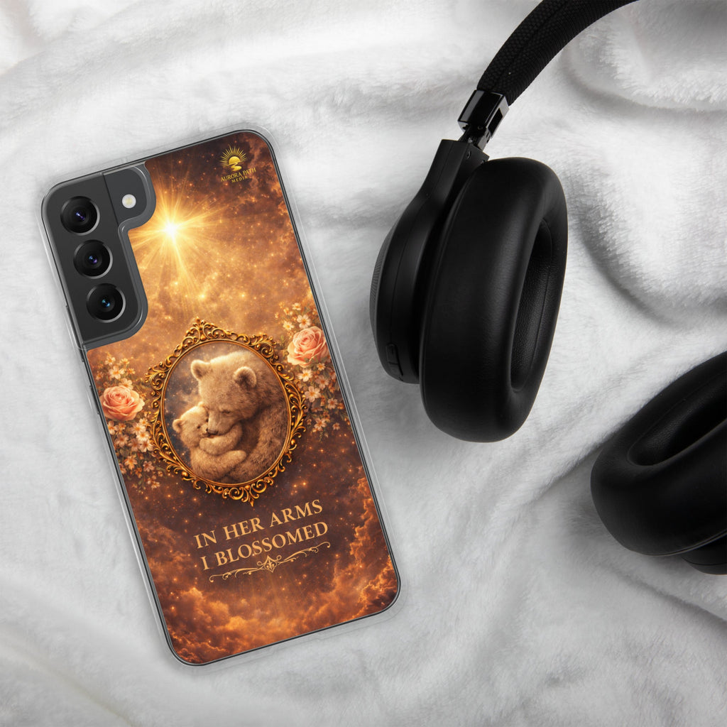 🌷 Motherhood Bear Design Clear Case for Samsung® - Aurora Path Media7793209_14634Product mockupSamsung Galaxy S22 Plus