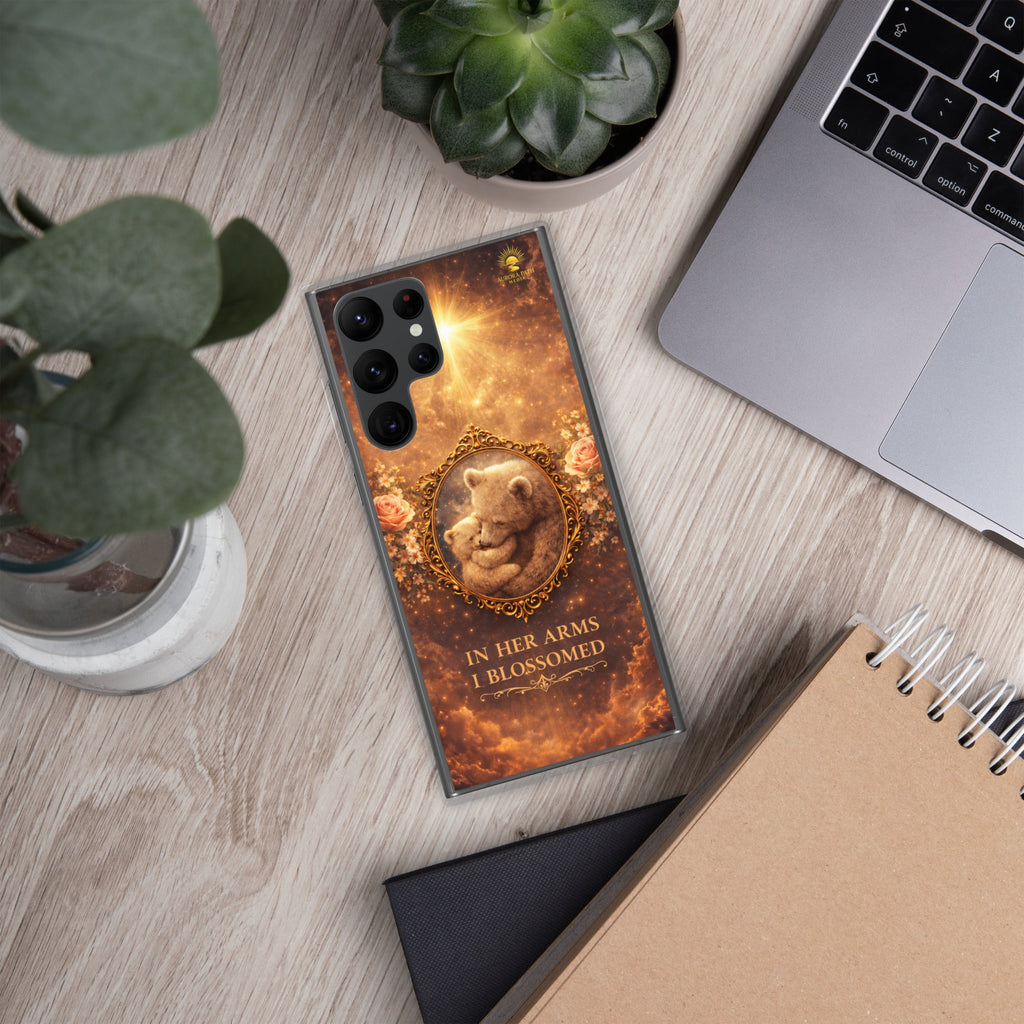 🌷 Motherhood Bear Design Clear Case for Samsung® - Aurora Path Media7793209_14635Product mockupSamsung Galaxy S22 Ultra