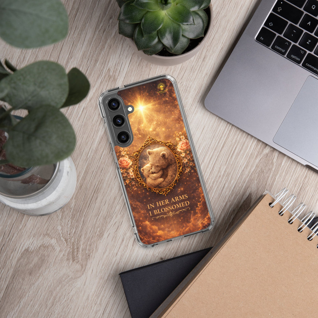 🌷 Motherhood Bear Design Clear Case for Samsung® - Aurora Path Media7793209_18735Product mockupSamsung Galaxy S24 Plus