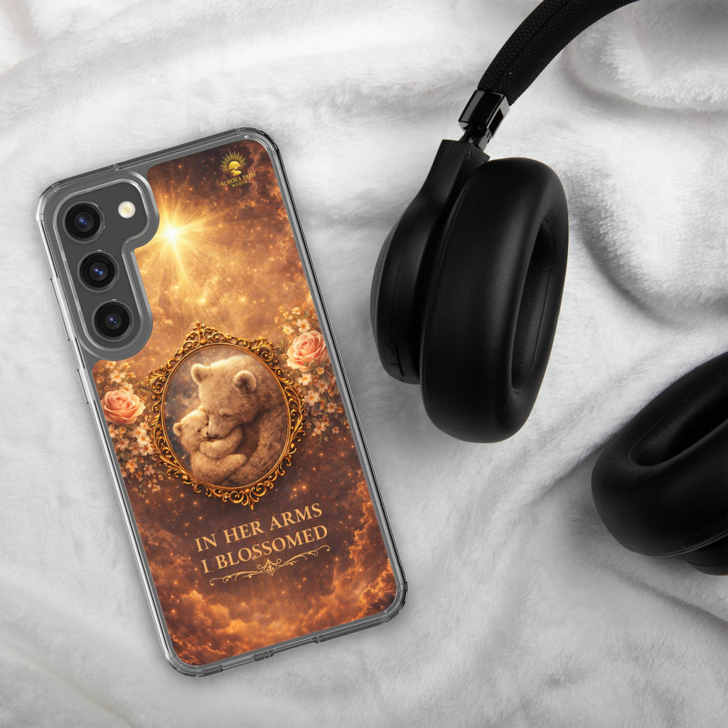 🌷 Motherhood Bear Design Clear Case for Samsung® - Aurora Path Media7793209_18750Product mockupSamsung Galaxy S23 Plus