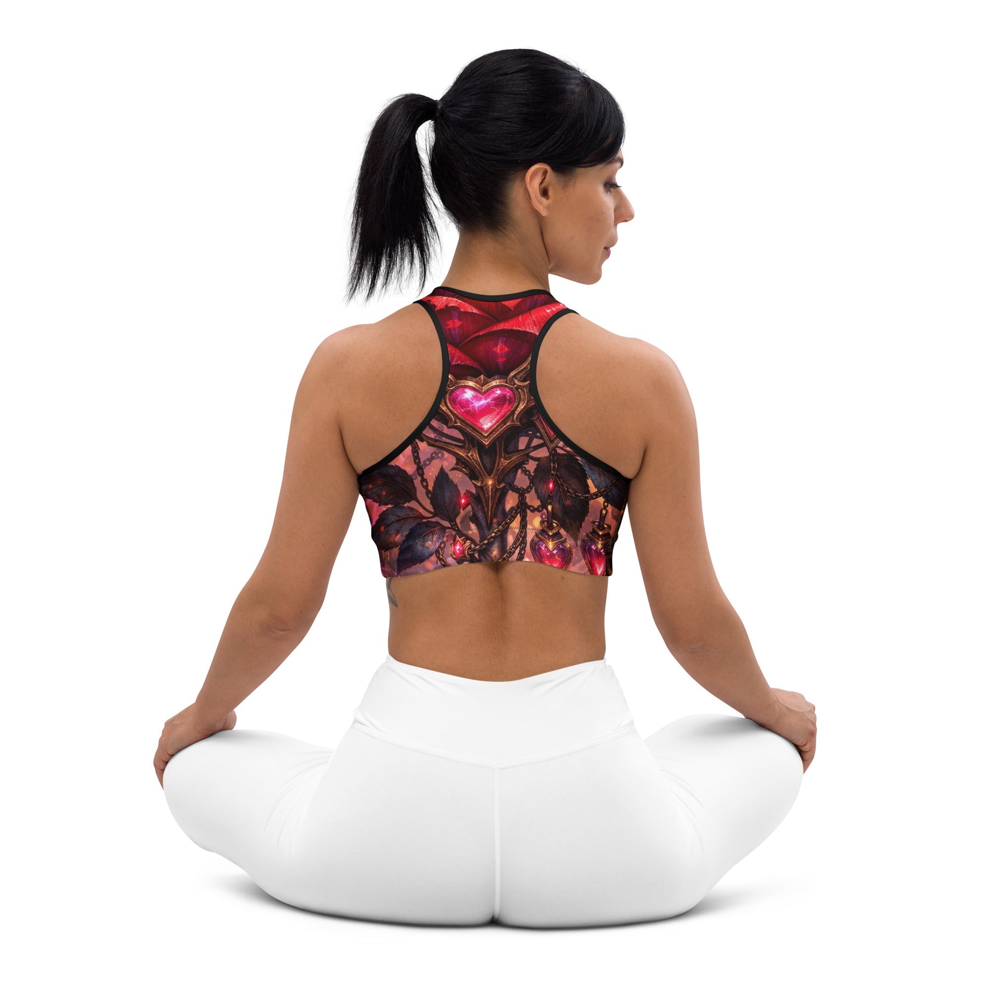 ❤️ Rose AOP Activewear Set — Valentine Edition - Aurora Path MediaProduct mockupXSXS