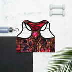 ❤️ Rose AOP Sports Bra — Romantic All - Over Print Activewear - Aurora Path Media7211728_9104Product mockupXS