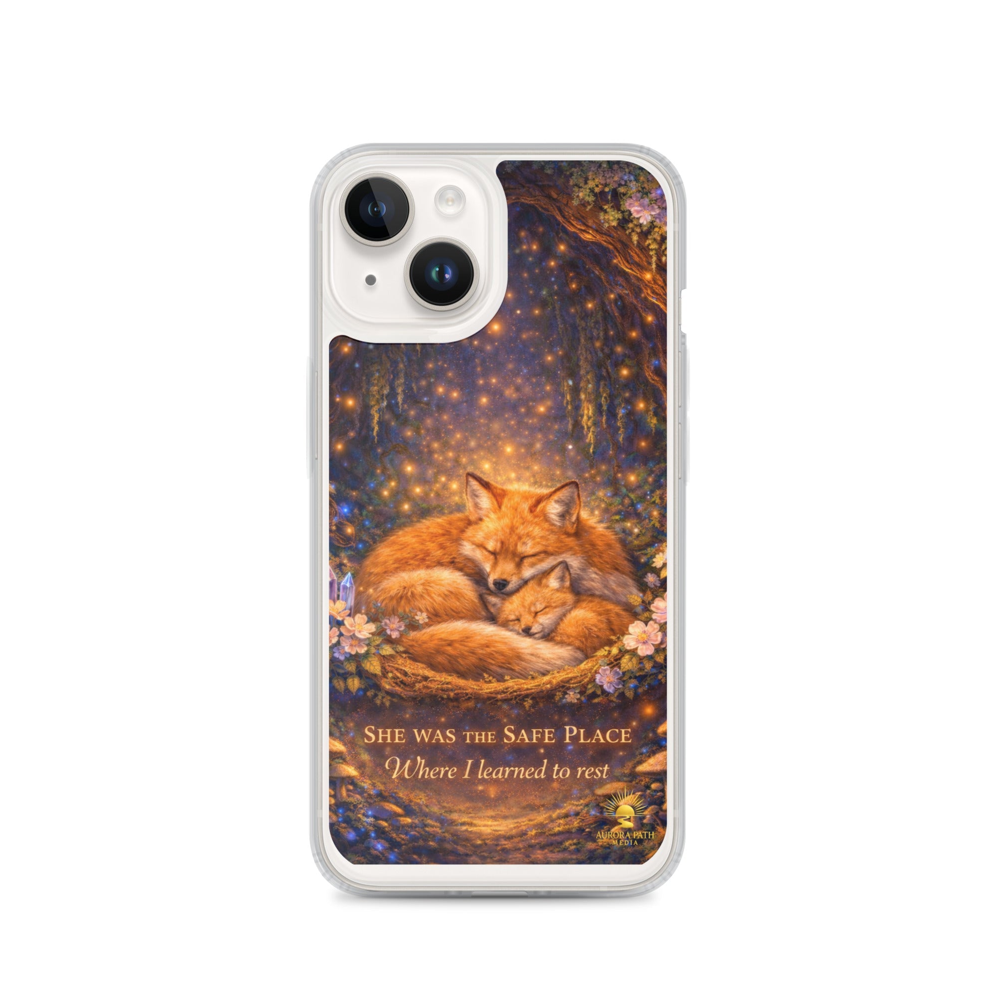 🌷She Was the Safe Place – MagSafe® Clear iPhone Case - Aurora Path Media2208270_20340Product mockupiPhone 14