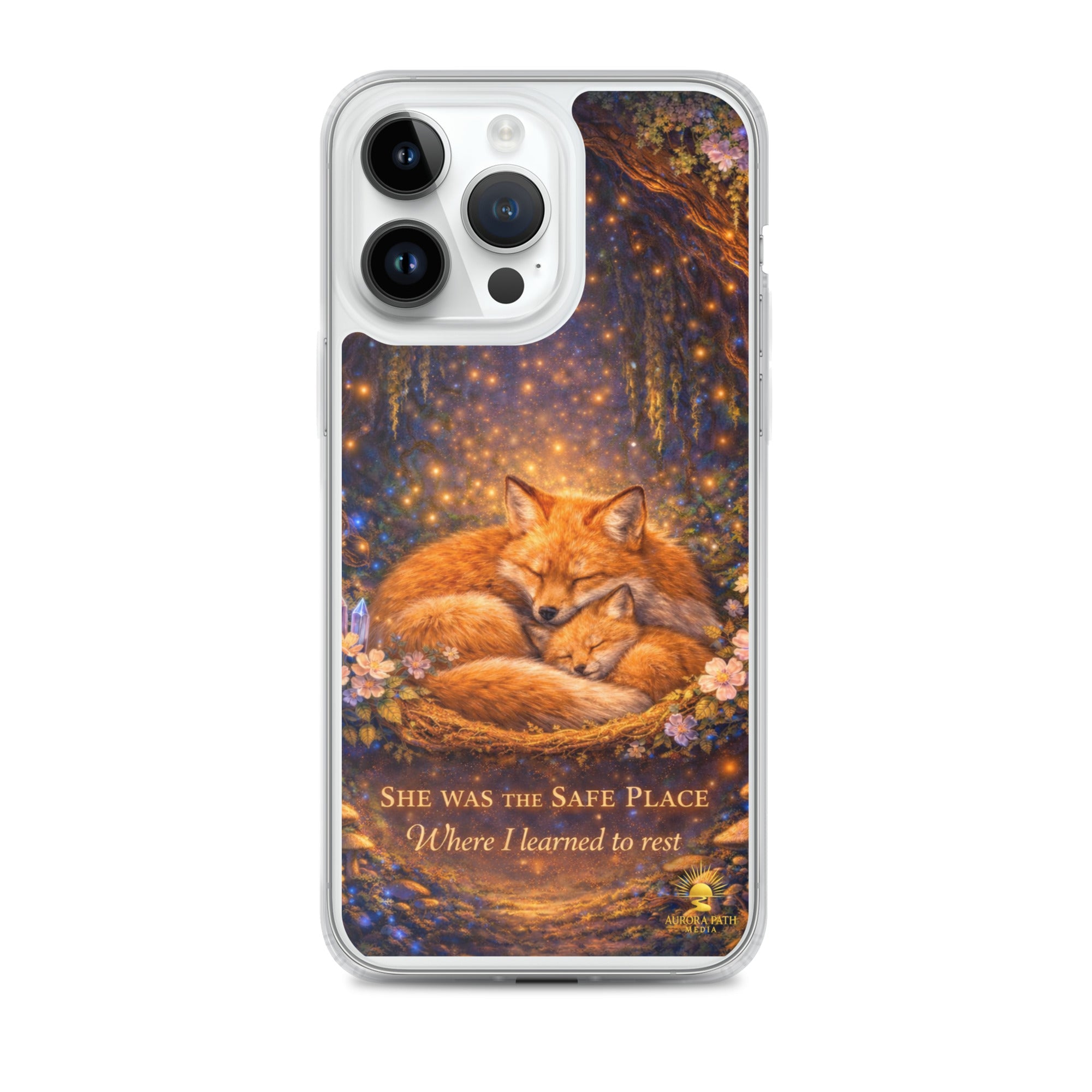 🌷She Was the Safe Place – MagSafe® Clear iPhone Case - Aurora Path Media2208270_20343Product mockupiPhone 14 Pro Max