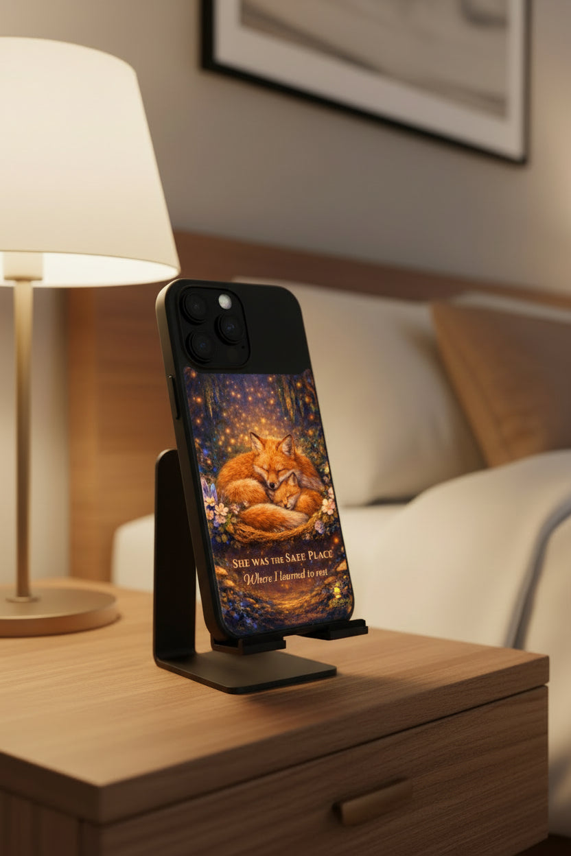 🌷She Was the Safe Place – MagSafe® Clear iPhone Case - Aurora Path Media2208270_34000Product mockupiPhone 17 Pro Max