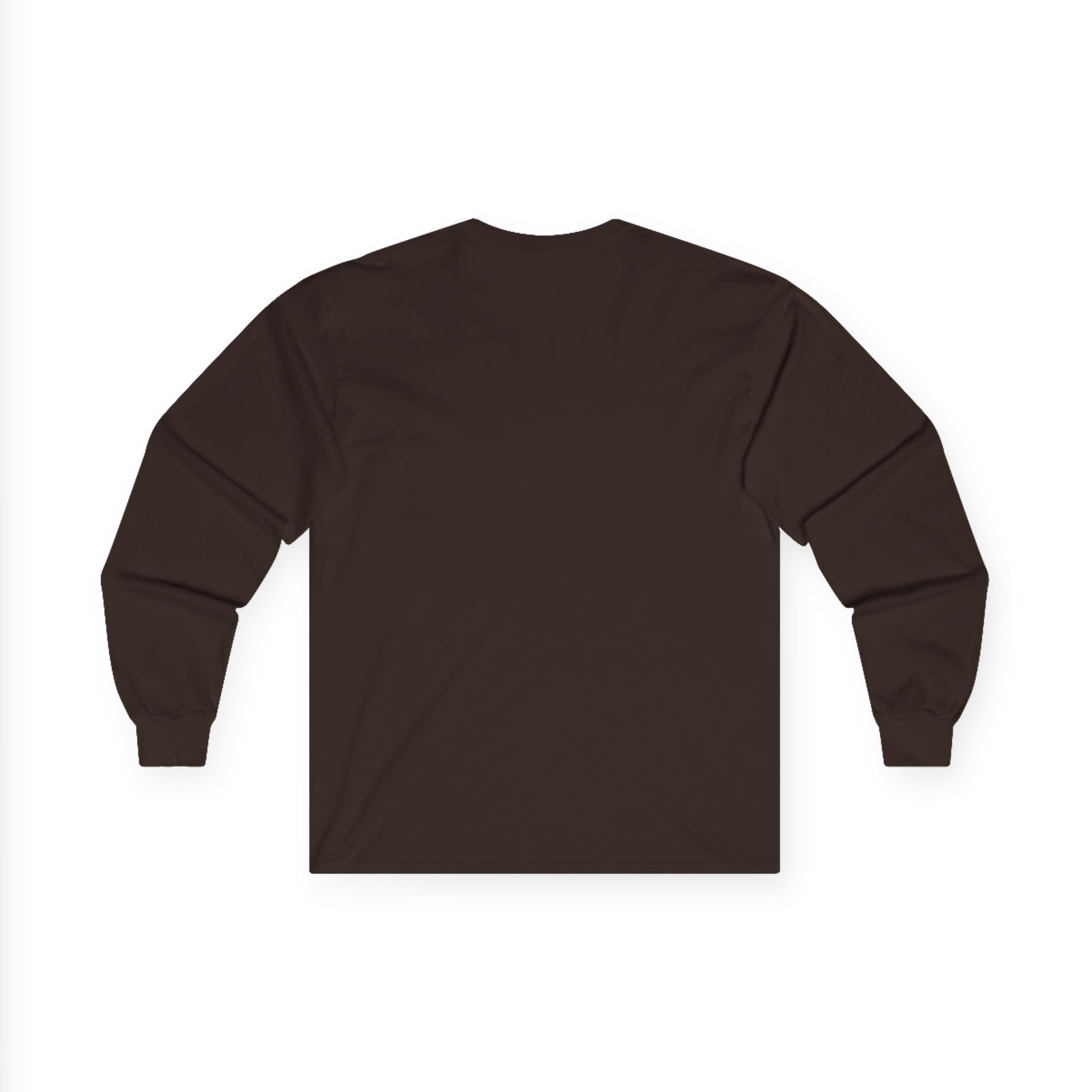 Spell & Bean Café Long Sleeve Tee — Witchy Coffee Lover Shirt - Aurora Path Media#original_value#SRed