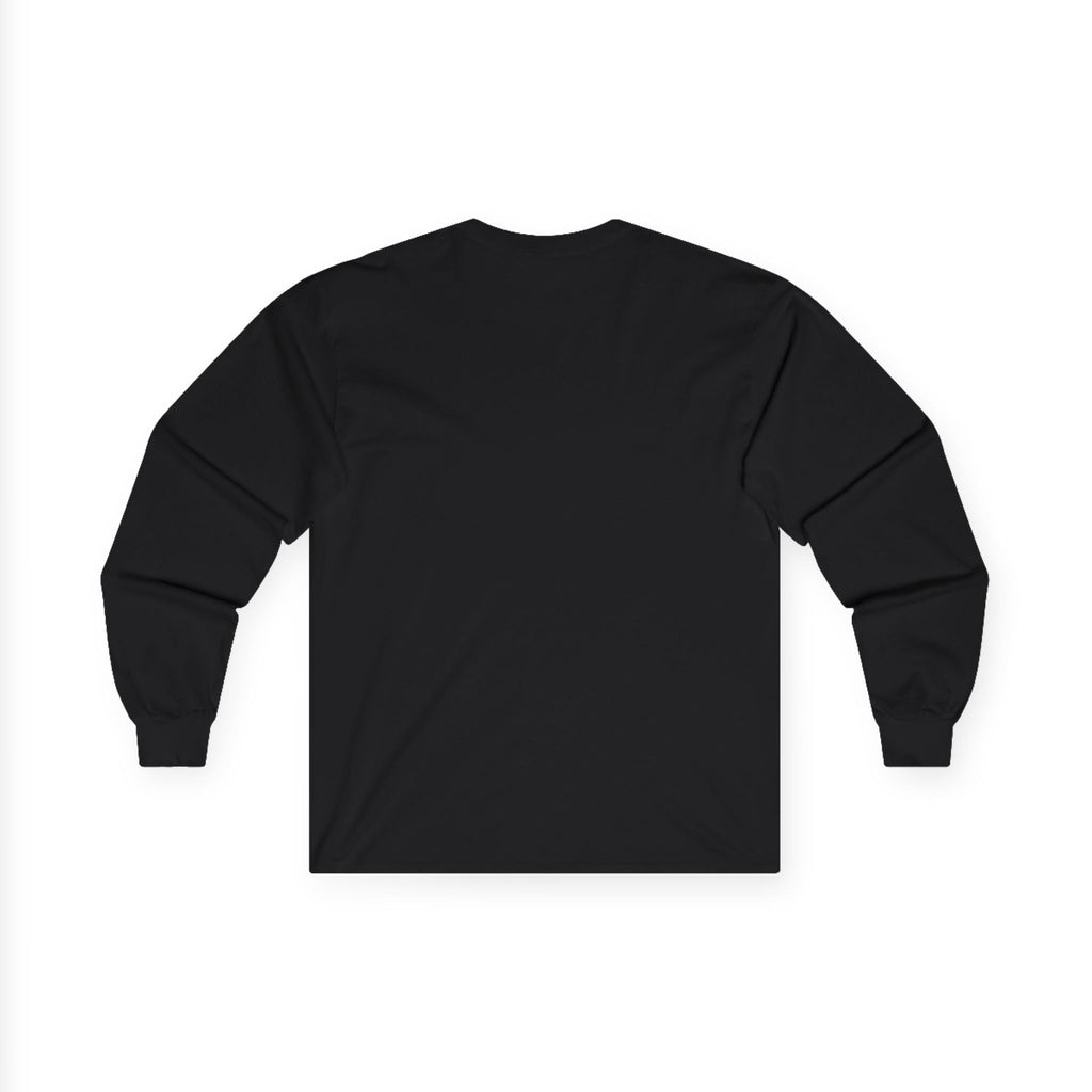 Spell & Bean Café Long Sleeve Tee — Witchy Coffee Lover Shirt - Aurora Path Media#original_value#SRed