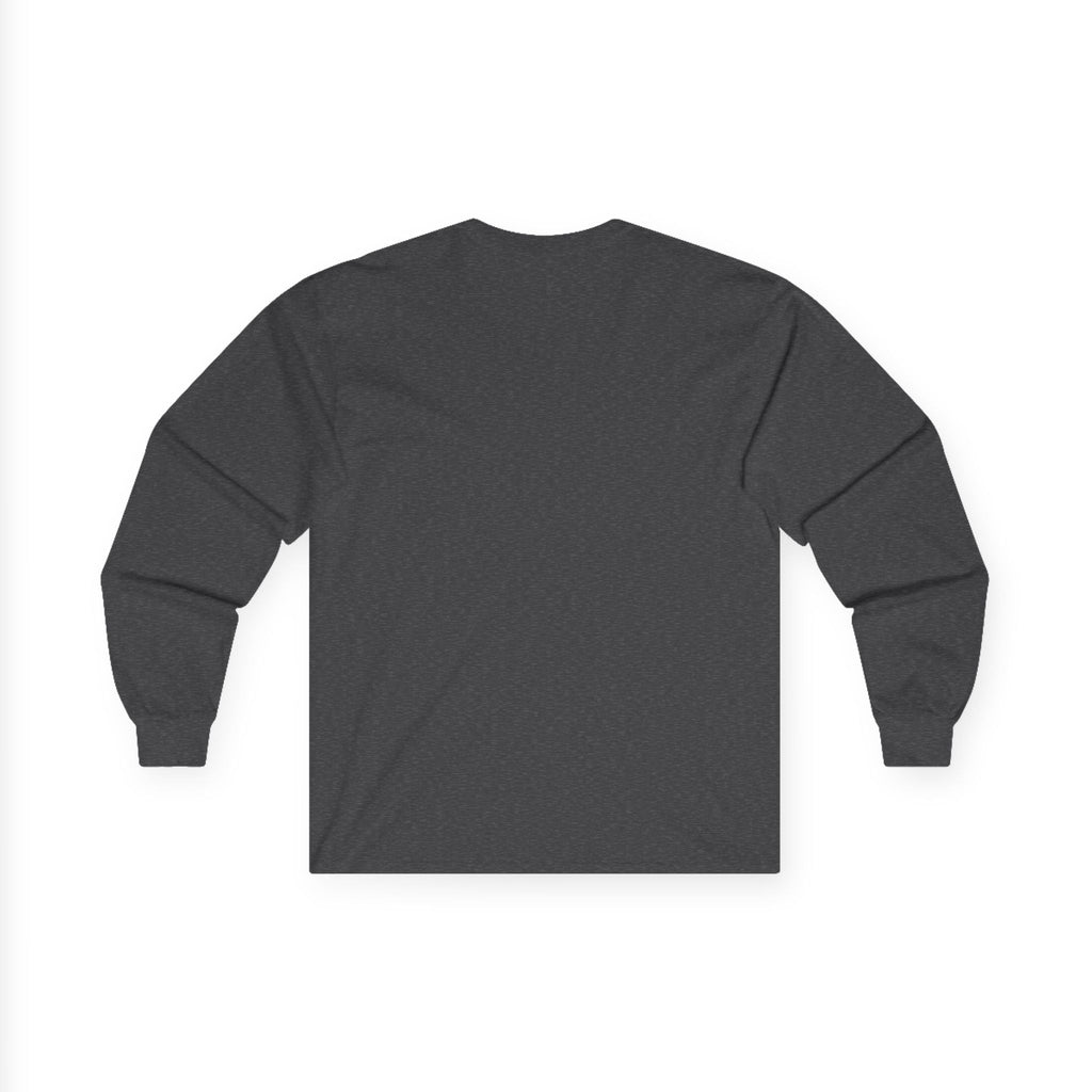 Spell & Bean Café Long Sleeve Tee — Witchy Coffee Lover Shirt - Aurora Path Media#original_value#SRed
