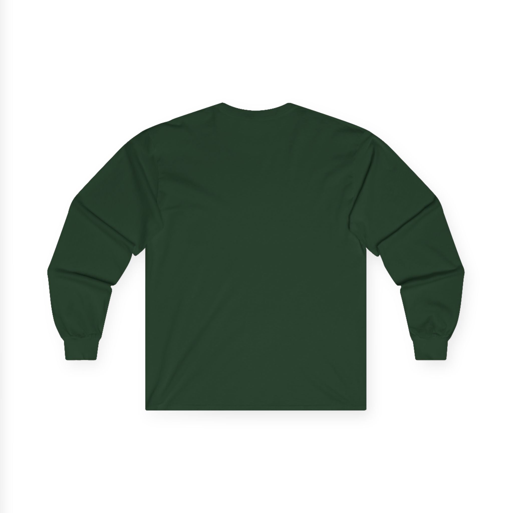 Spell & Bean Café Long Sleeve Tee — Witchy Coffee Lover Shirt - Aurora Path Media#original_value#SRed