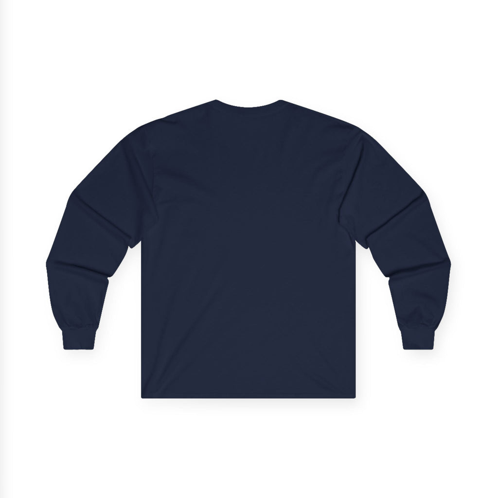 Spell & Bean Café Long Sleeve Tee — Witchy Coffee Lover Shirt - Aurora Path Media#original_value#SRed