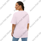 Unisex Oversized Boxy Tee - Aurora Path Media16736292525315852768Unisex Oversized Boxy TeeXSNavy