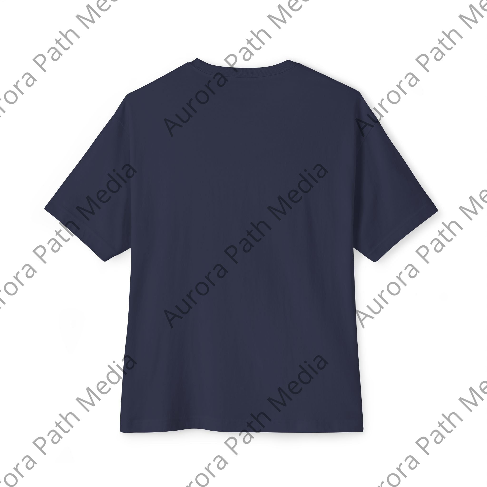 Unisex Oversized Boxy Tee - Aurora Path Media16736292525315852768Unisex Oversized Boxy TeeXSNavy