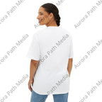 Unisex Oversized Boxy Tee - Aurora Path Media16736292525315852768Unisex Oversized Boxy TeeXSNavy