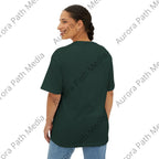Unisex Oversized Boxy Tee - Aurora Path Media16736292525315852768Unisex Oversized Boxy TeeXSNavy