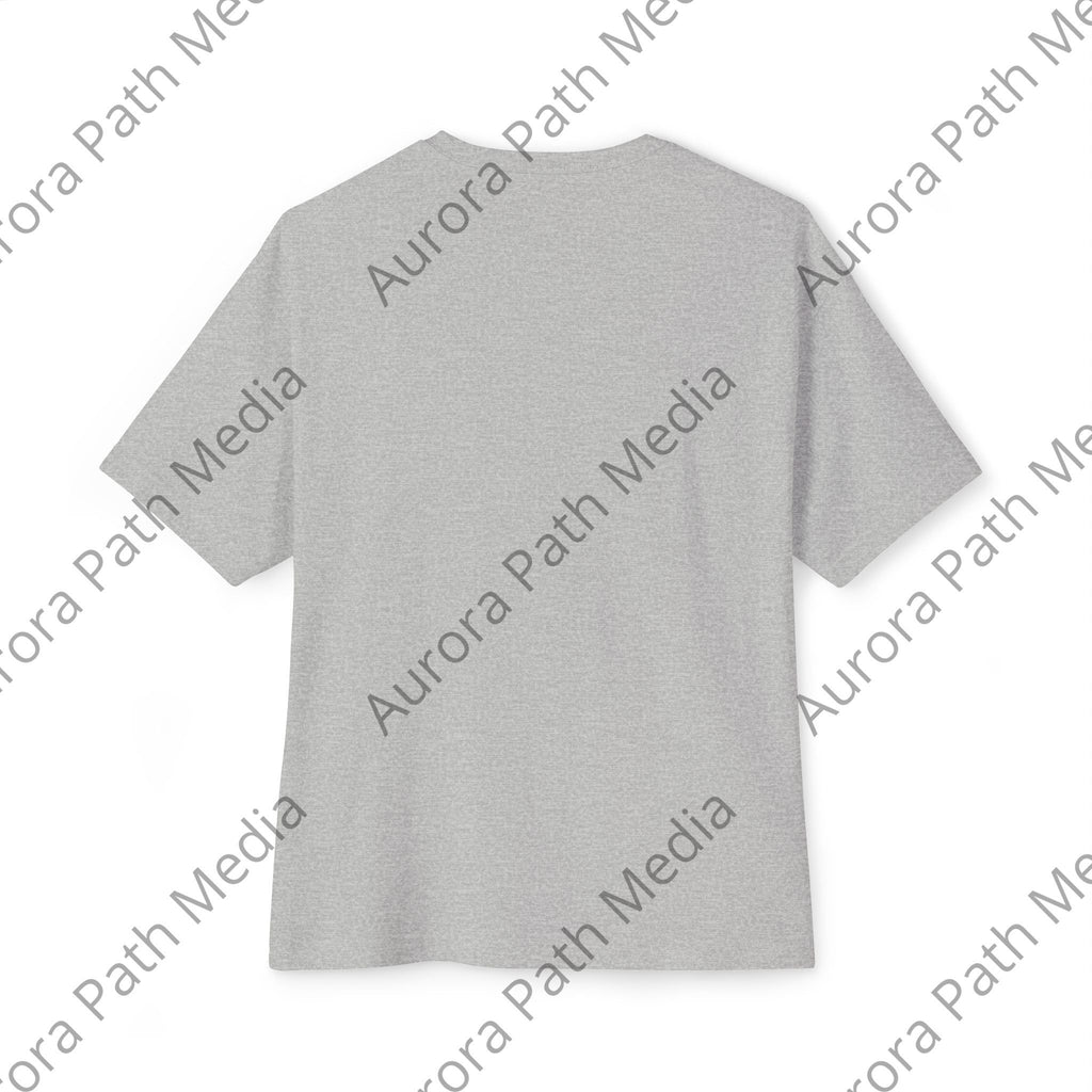 Unisex Oversized Boxy Tee - Aurora Path Media16736292525315852768Unisex Oversized Boxy TeeXSNavy