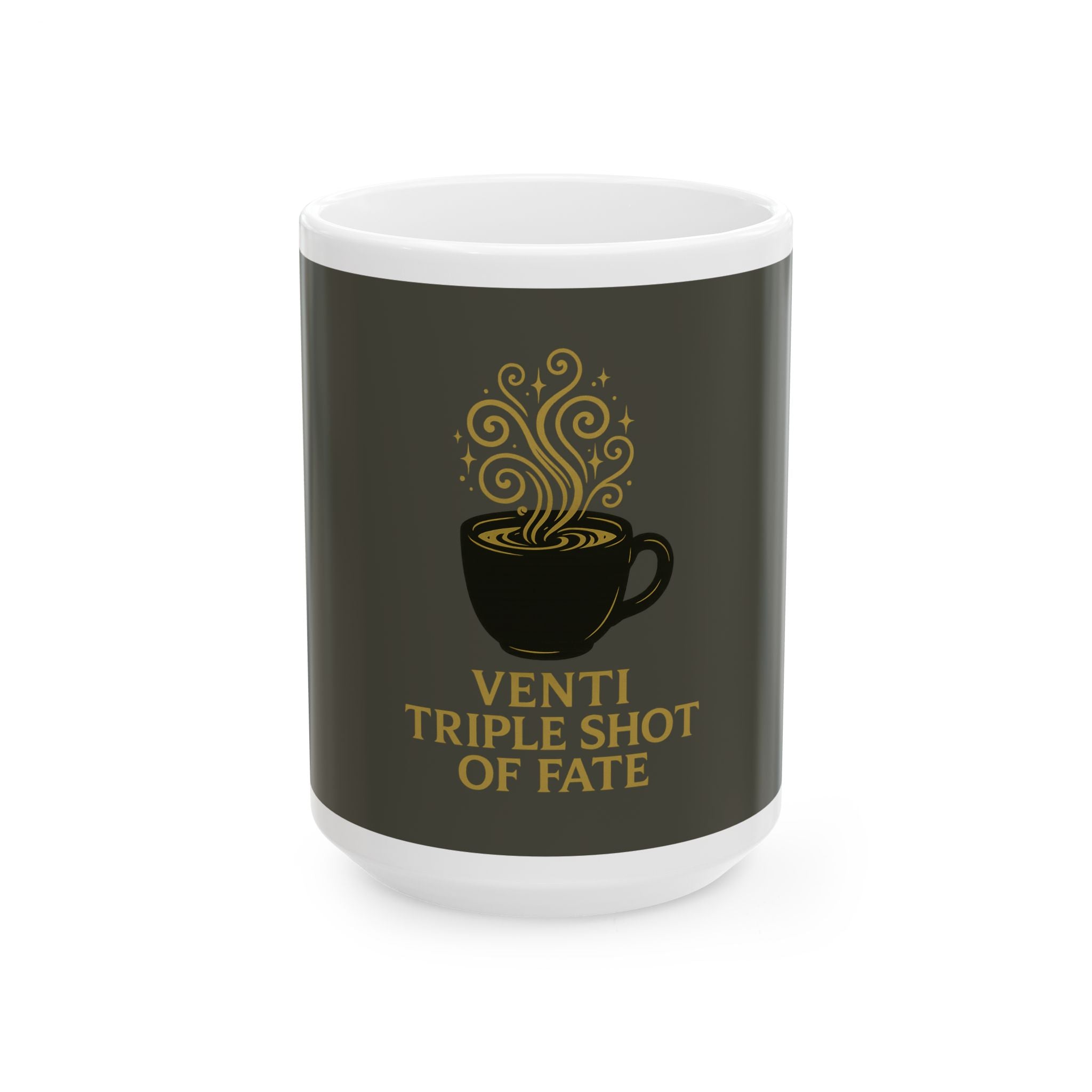 Venti Triple Shot of Fate Mug — Fantasy Coffee Lover Ceramic Mug (11oz & 15oz) - Aurora Path Media#original_value#15oz