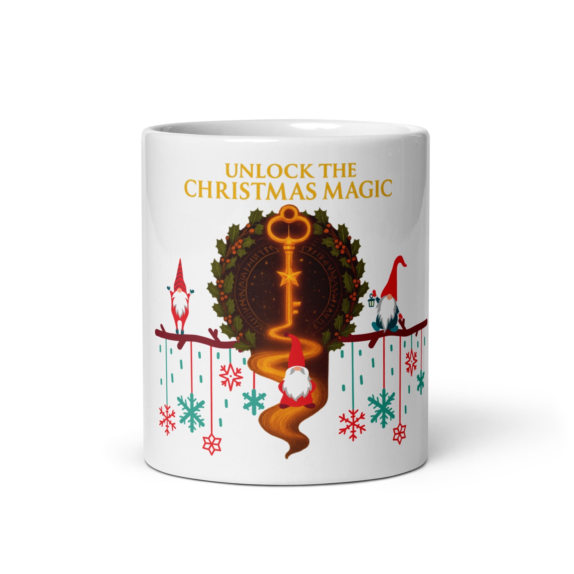 White glossy mug - Aurora Path Media1649028_1320Product mockup11 oz