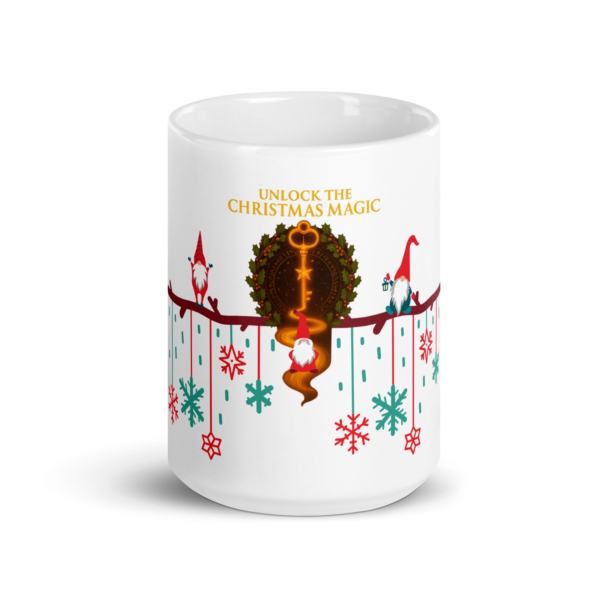 White glossy mug - Aurora Path Media1649028_4830Product mockup15 oz
