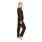 Women's Satin Pajama Set — Dark Starry Dot Sleepwear - Aurora Path Media23573424721733652924Women's Satin Pajama Set — Dark Starry Dot SleepwearBlackXS/S